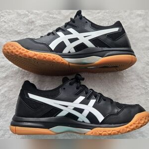 ASICS Women's Black and White Athletic Shoes